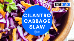 2B RECIPE Youtube Thumbnail Cilantro Cabbage Slaw