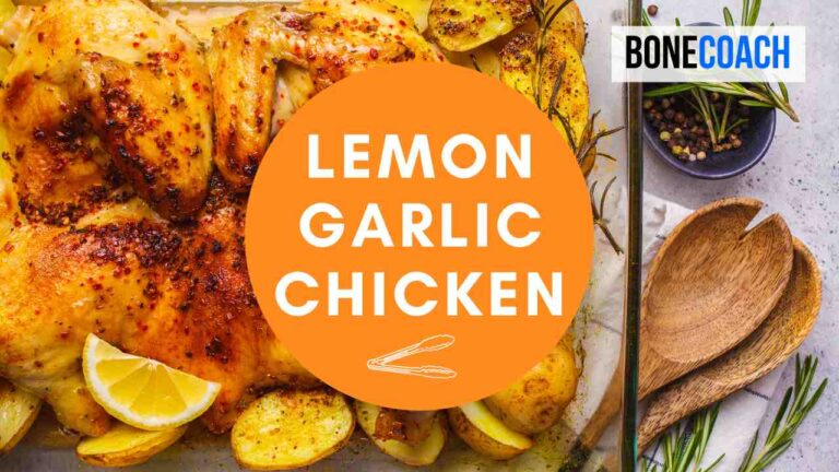 Lemon Garlic Chicken |  GF, DF |  BoneCoach™ Recipes – BoneCoach™