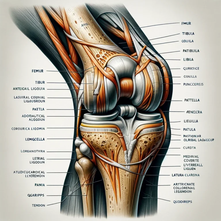 Knee composants and fonctions