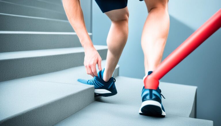 causes of knee pain when walking up stairs