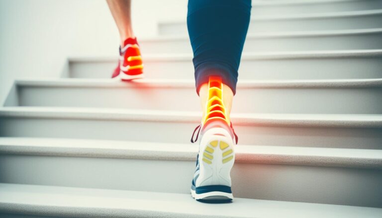 knee joint pain while climbing down stairs