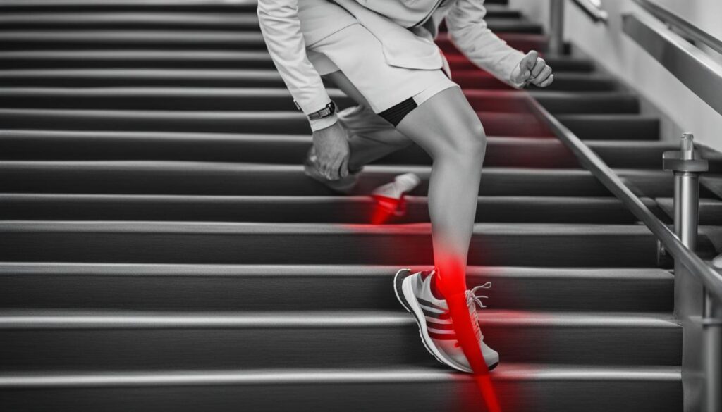 knee pain climbing stairs