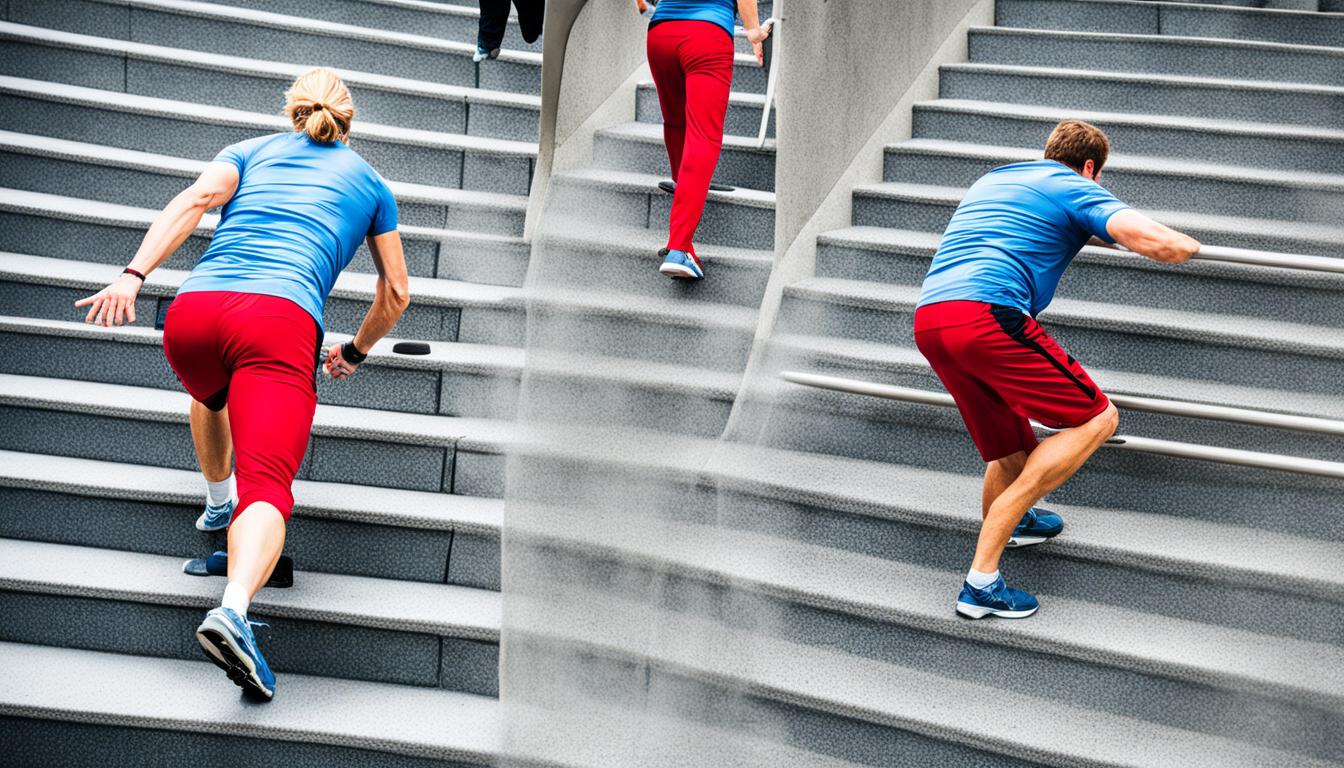 knee pain only when walking down stairs