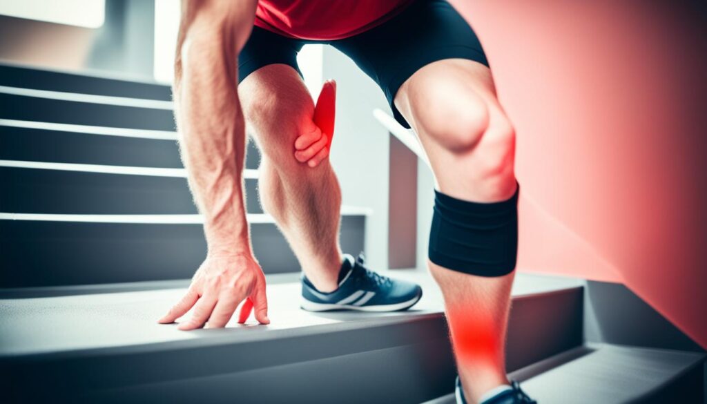 knee pain when climbing stairs