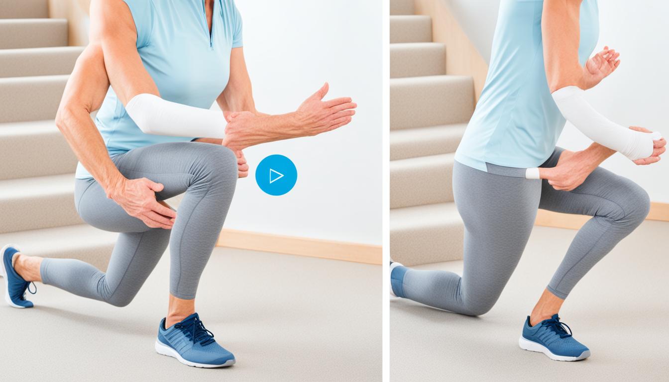 knee pain when going down stairs and bending