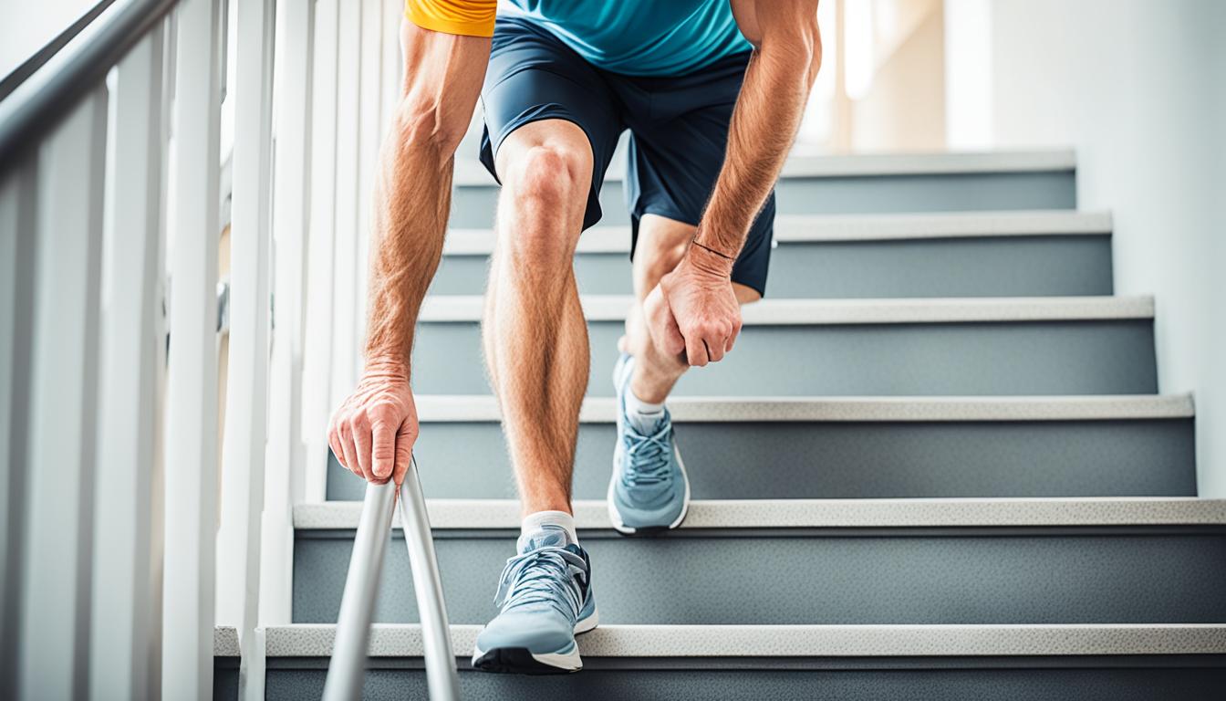 Ease Knee Soreness When Climbing Stairs
