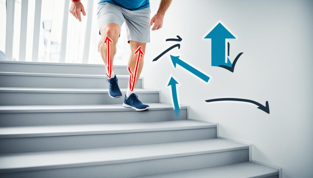 tips to reduce knee pain when descending stairs