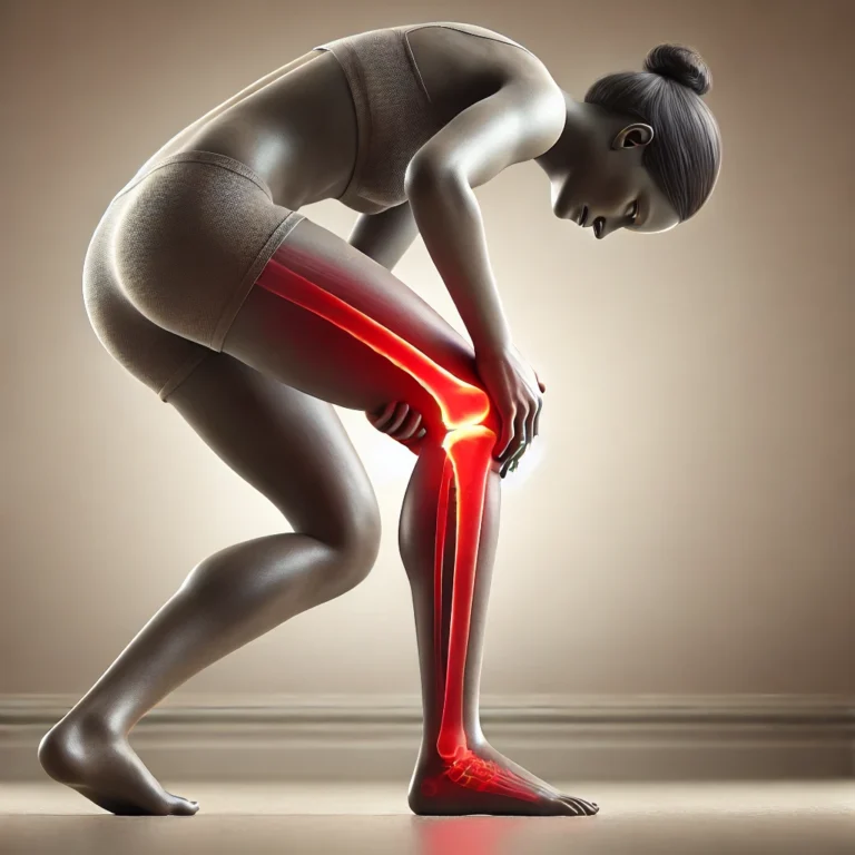 right side knee pain when bending