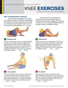 Sample Stretching Routine for Knee Health