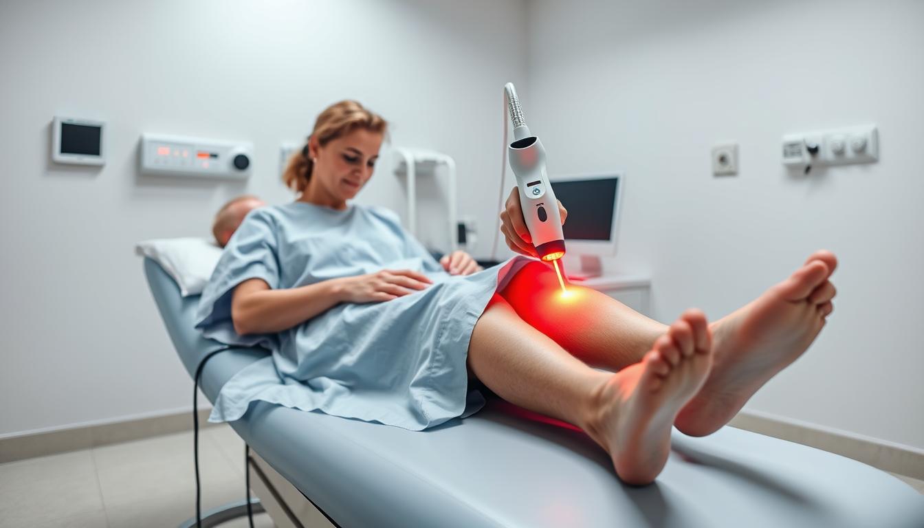 Cold laser therapy for knee osteoarthritis