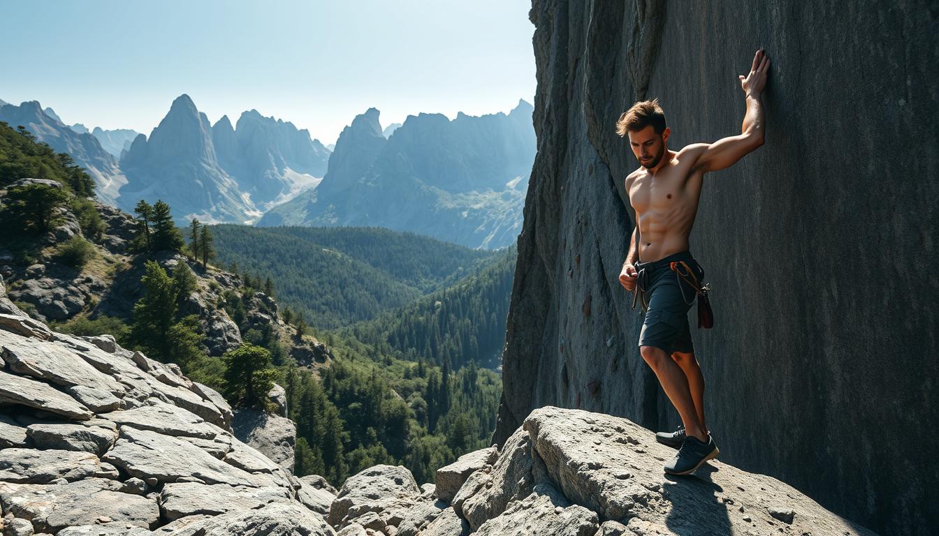 Knee strengthening for rock climbers