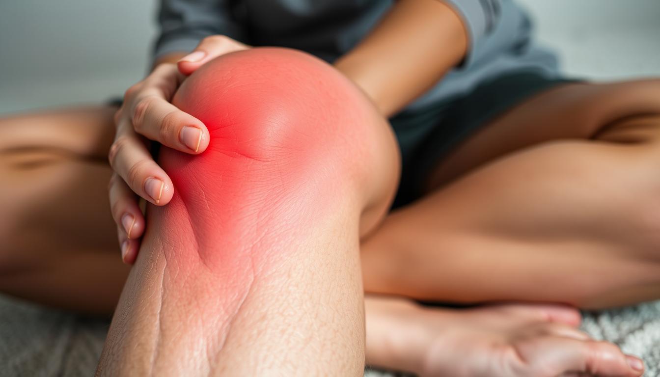 Knee pain when sitting cross-legged