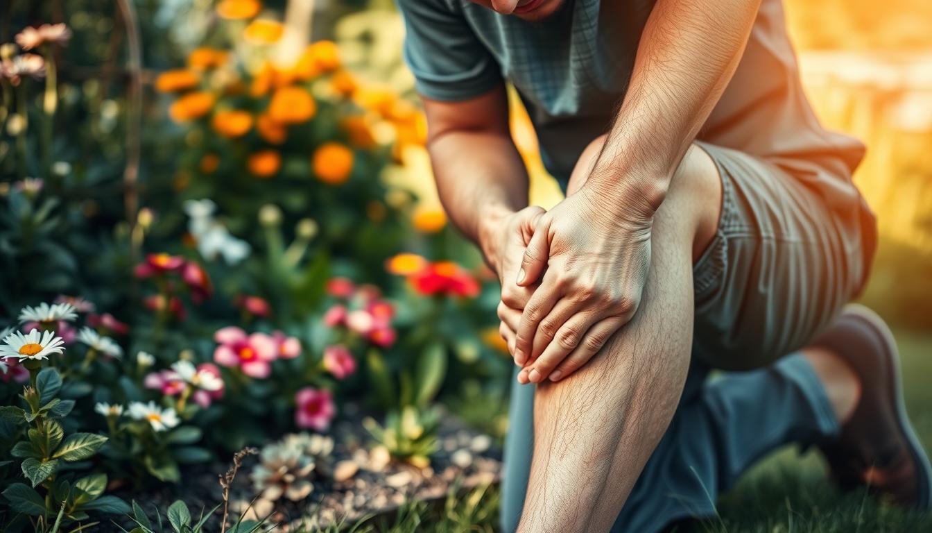 Knee pain after gardening