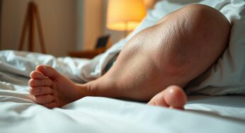 Knee pain after sleeping on side