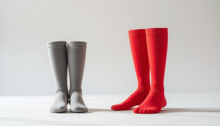 28. Compression socks vs. knee sleeves