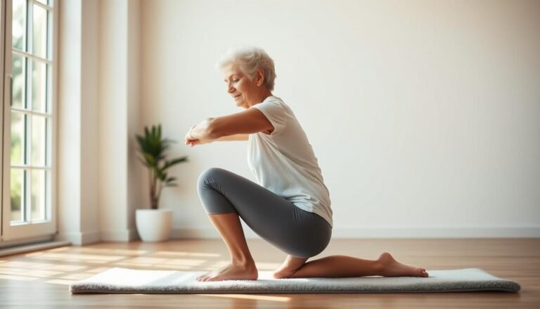 4. Knee-friendly yoga poses for seniors
