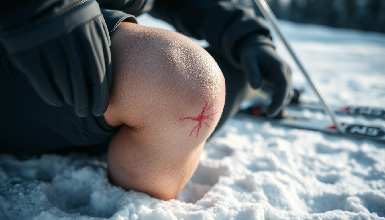 43. Knee pain after skiing