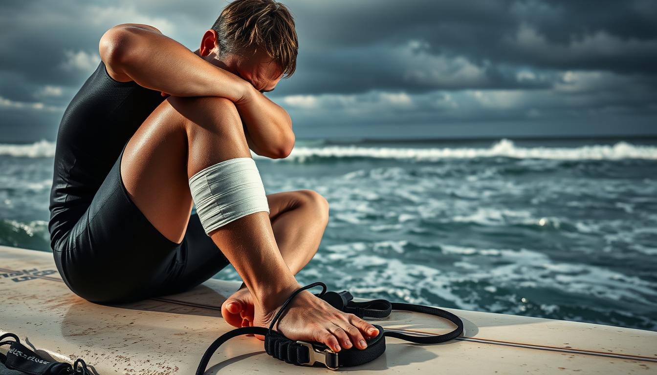 Knee pain after surfing