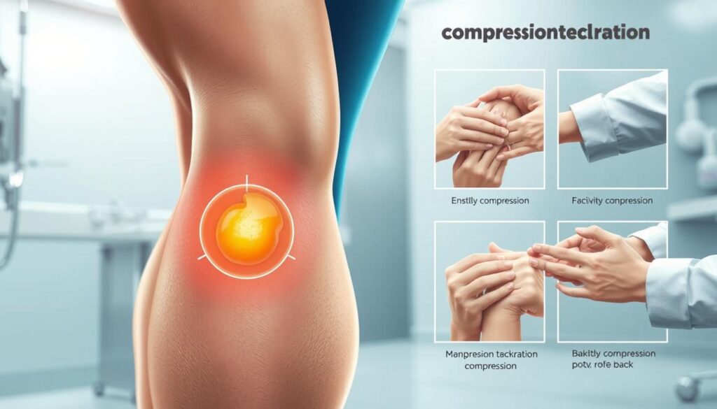 Baker's cyst compression techniques Baker's cyst compression techniques