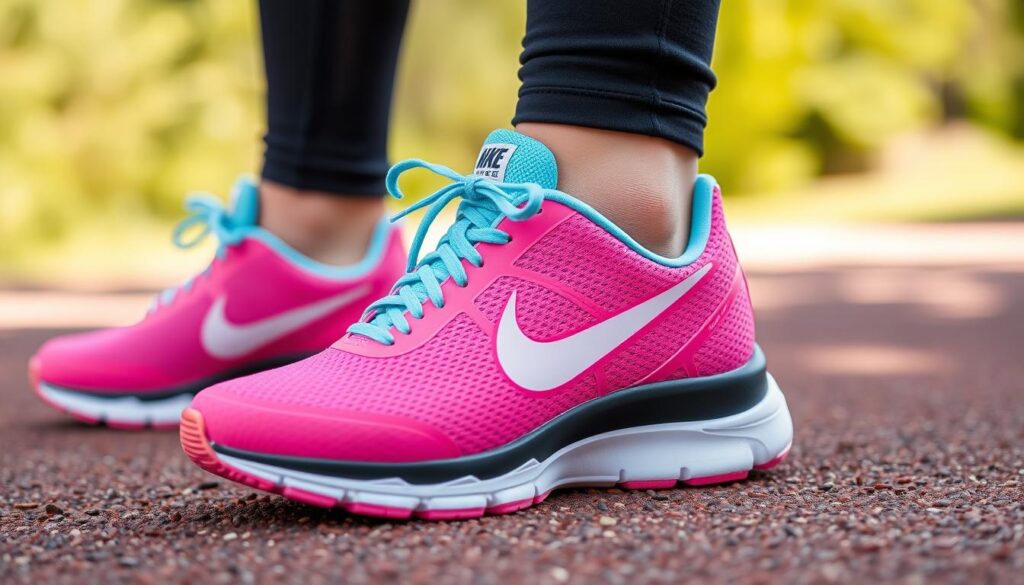 Generate an image of Nike Invincible 3 women's shoes for knee support