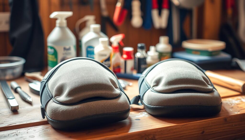 climbing knee pads maintenance
