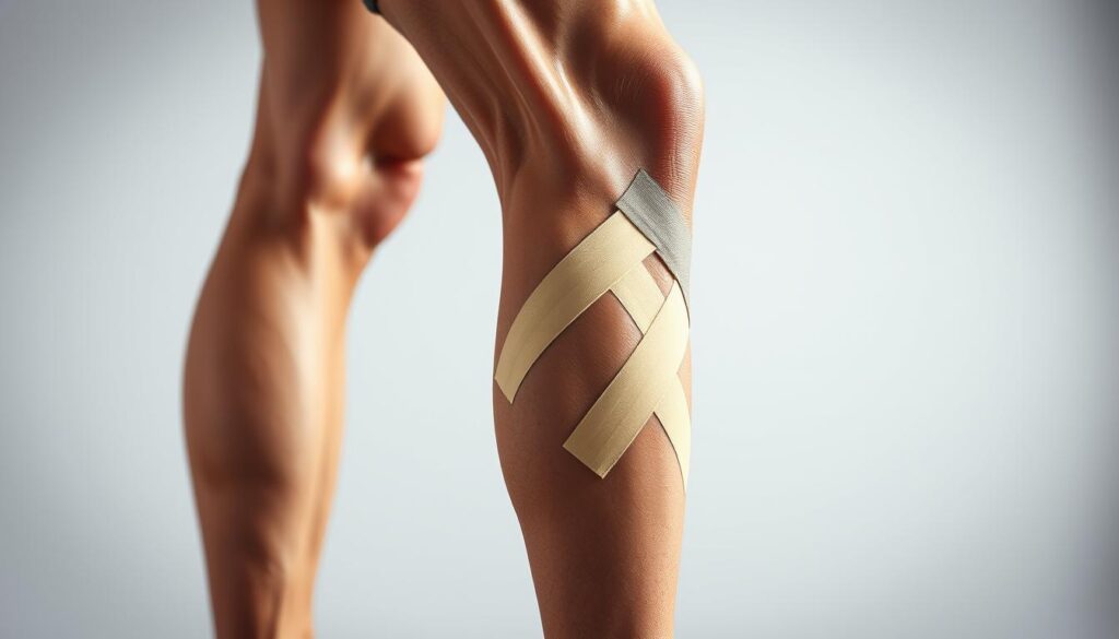 kinesio taping for knee hyperextension