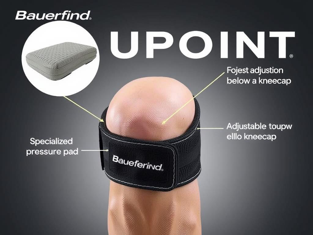 Bauerfeind GenuPoint Knee Strap for patellar tendonitis