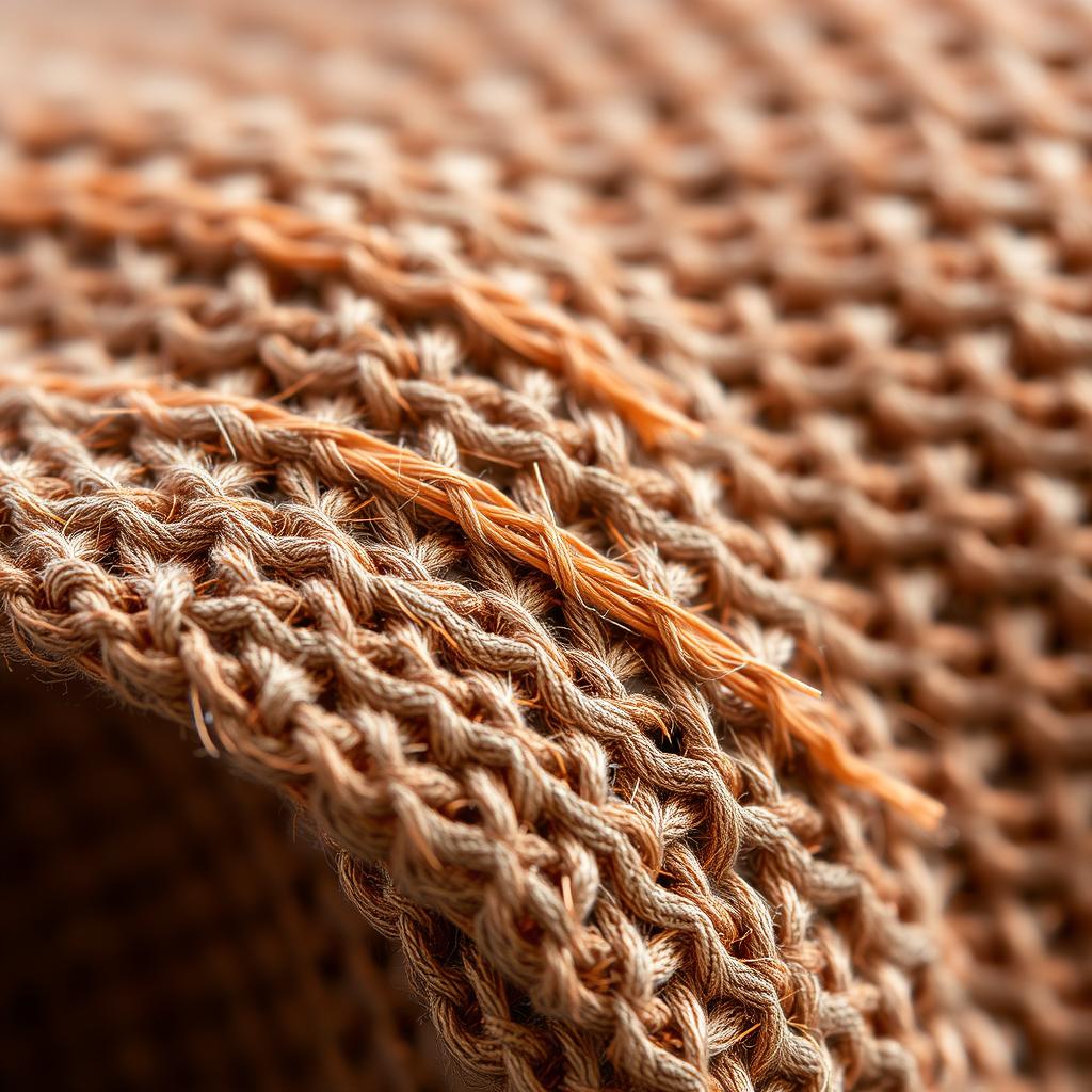Close-up of copper knee sleeve fabric showing copper-infused fibers