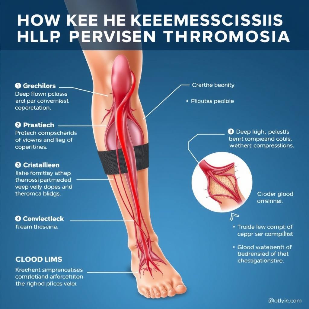 DVT prevention with women's knee high compression socks