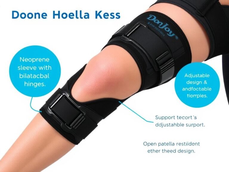DonJoy Deluxe Hinged Knee Brace for meniscus support