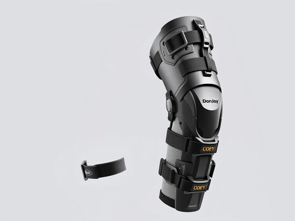 DonJoy Performance Bionic Knee Brace with hinges and adjustable straps for maximum support
