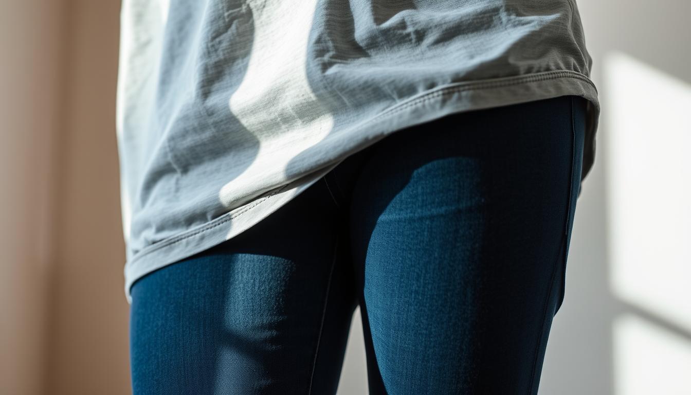 How to dress with knee brace under clothes