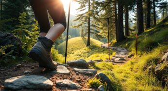 Knee pain after hiking downhill