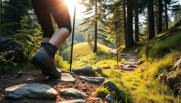 Knee pain after hiking downhill