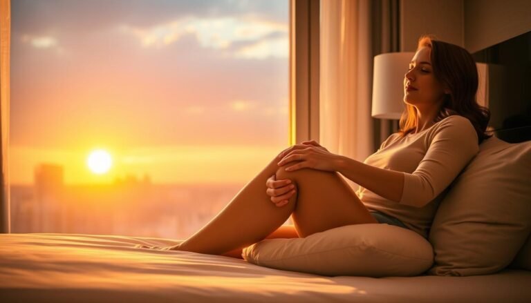 Knee pain relief while traveling