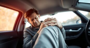 Knee pain when getting in and out of car