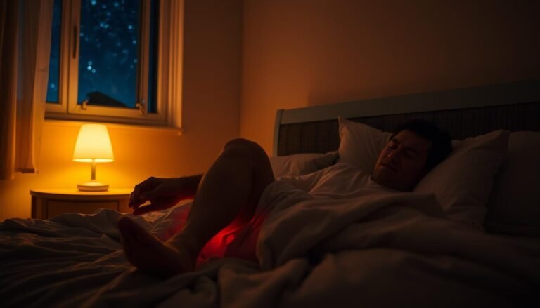 Knee pain worse at night than during day)