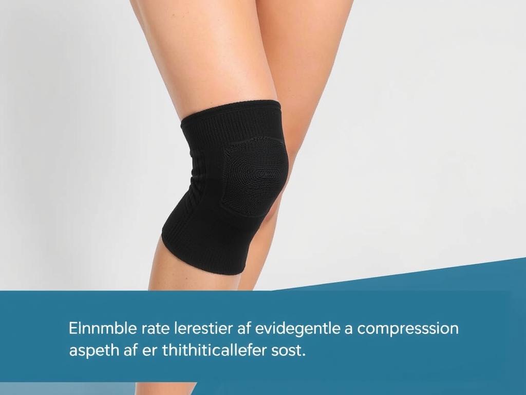 Modvel Knee Compression Sleeve shown providing support for arthritic knees