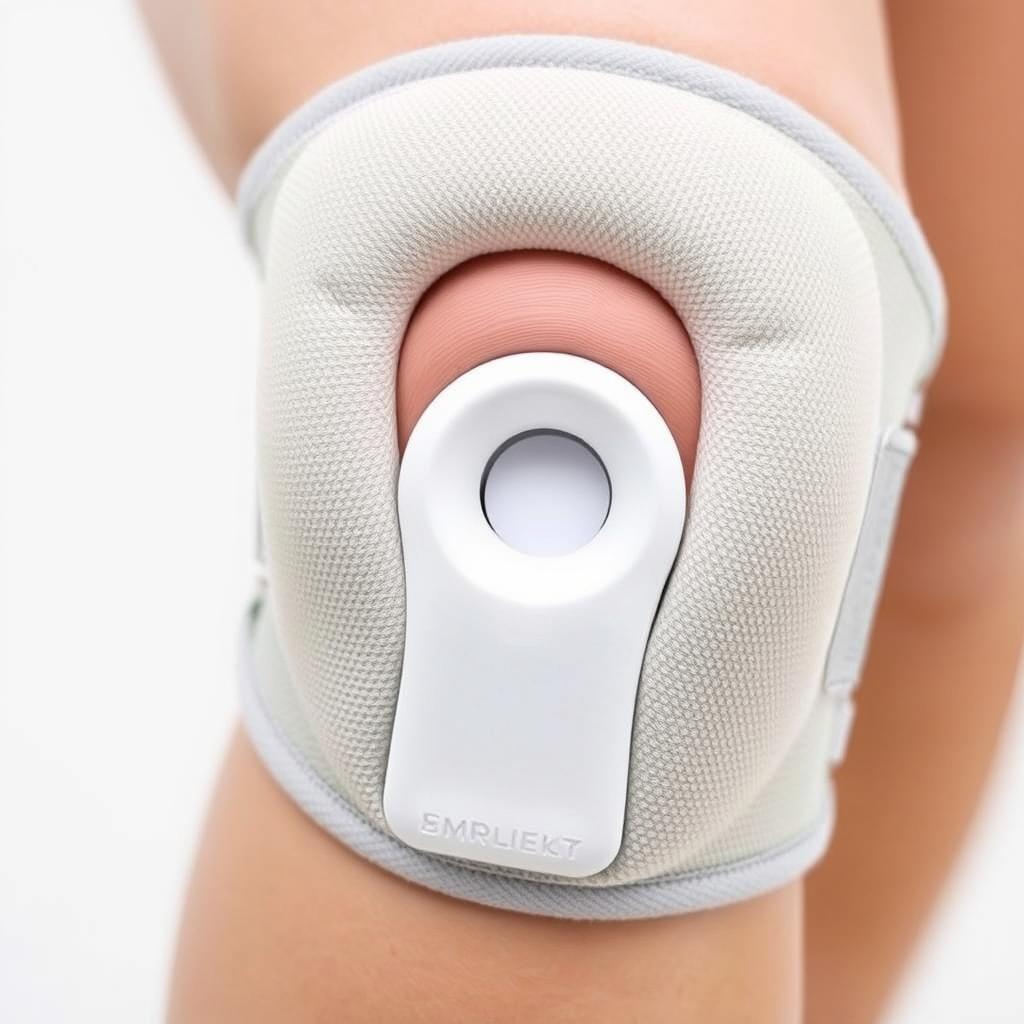 Patella stabilizer brace with kneecap opening