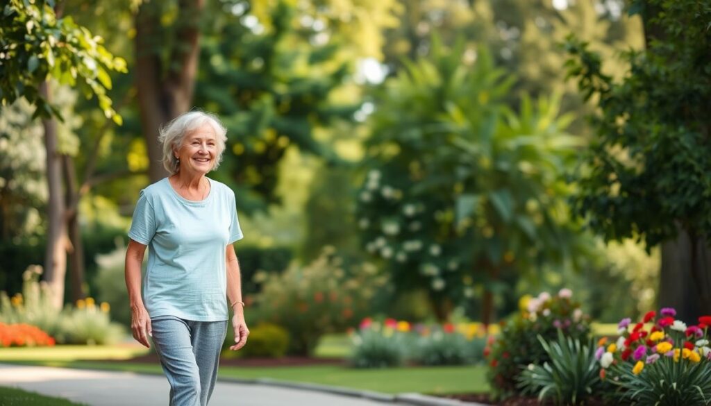 Person enjoying improved mobility after treating knee inflammation naturally
