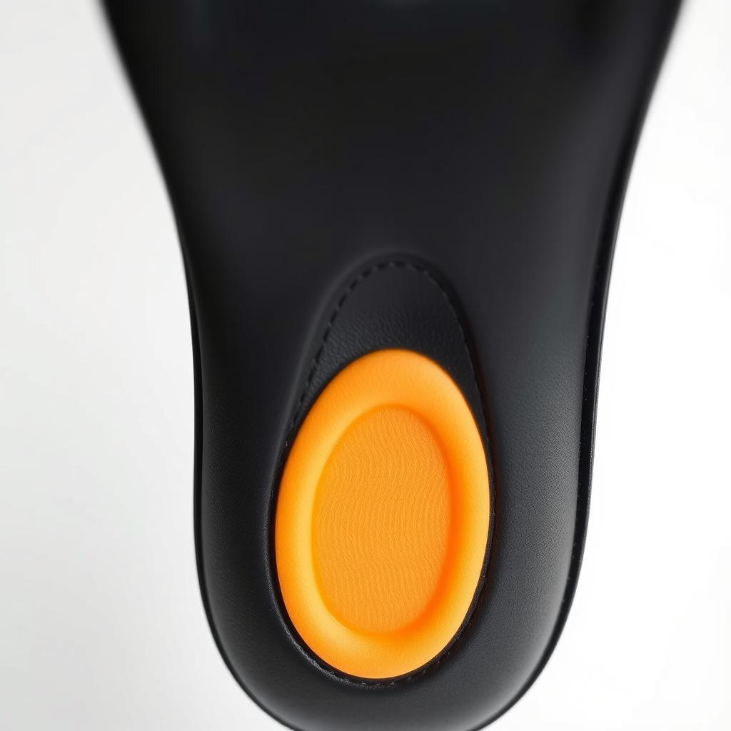 Shoe insole showing arch support contour Shoe insole showing arch support contour