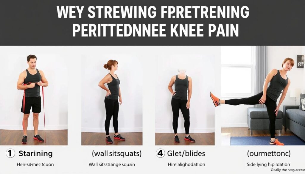 Strengthening exercises to prevent knee pain behind knee when bending and straightening