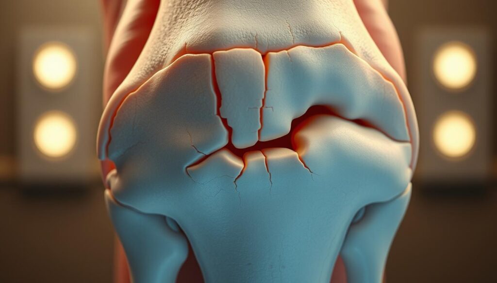 knee joint cartilage breakdown