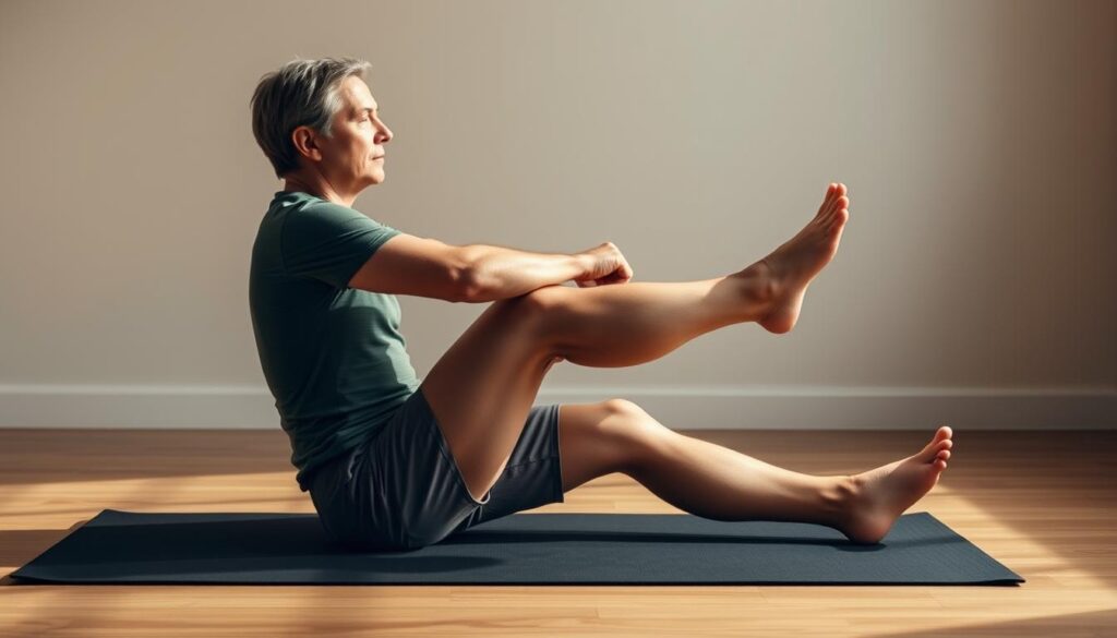 seated knee mobility exercises