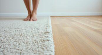 Carpet vs. hard floor knee pressure