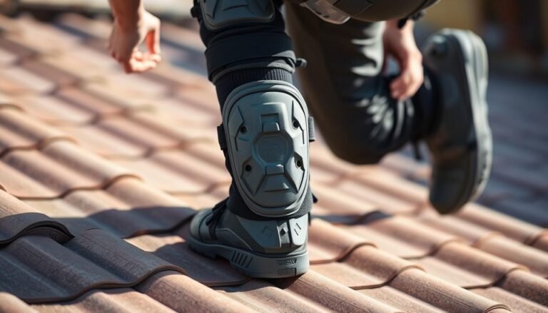 How roofers protect their knees