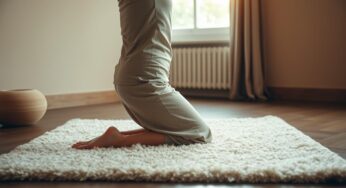 Stretches for kneeling on soft surfaces