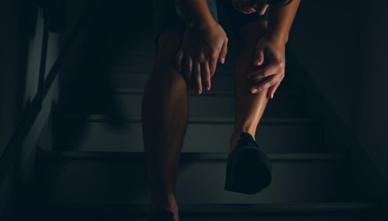 Why do knees hurt descending ladders?