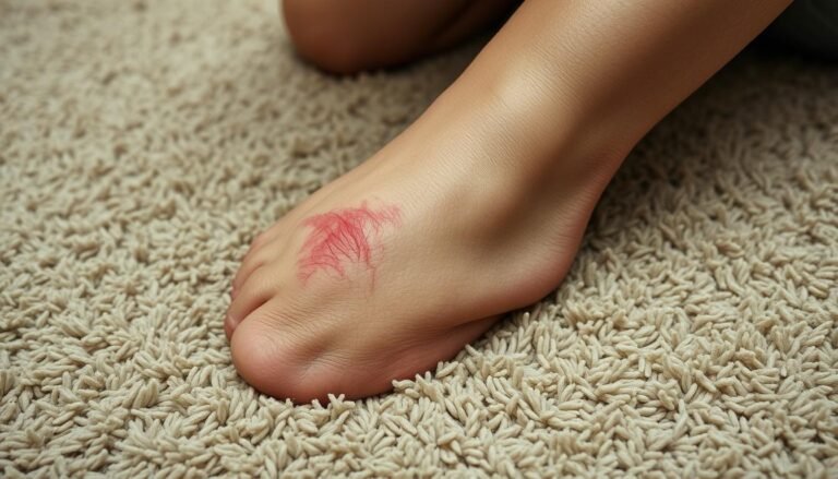 Why does kneeling on carpet hurt my knees?