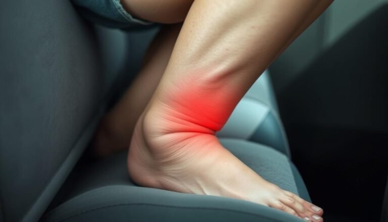 Why does my knee lock up after driving?